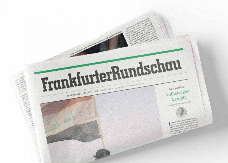 Zeitung Frankfurter Rundschau Foto