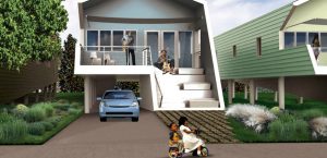 Architekturrendering C2C Häuser