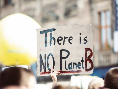 Sign: there is no planet B.